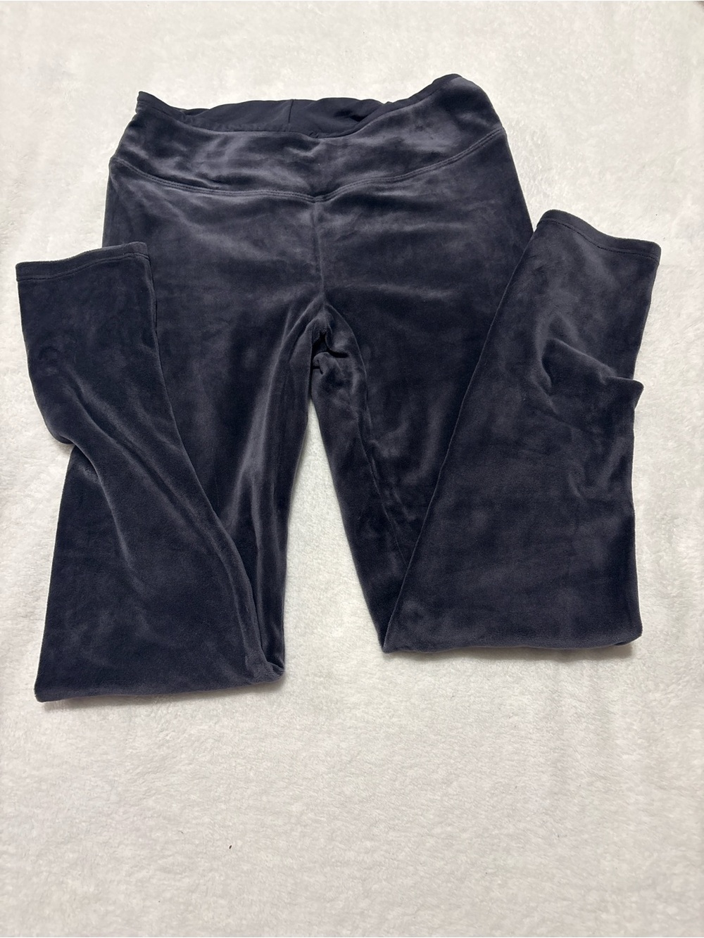 Cuddl Duds Kids Plush Velvet Leggings - Black